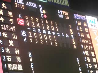 9月10日スコア