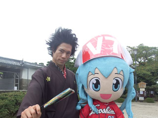 おもてなし武将隊の前田慶次殿